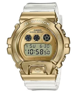 Casio G-Shock GOLD METAL COVERED 25th Anniv Digital Mens Watch GM6900SG-9 NEW - Picture 1 of 7