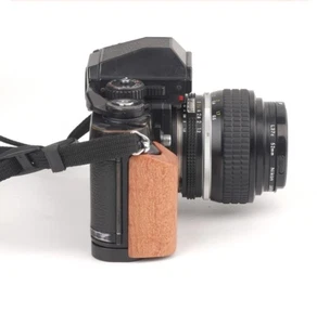 Quick Release Plate Camera Grip L Wooden Handle Suitable for Nikon F3 - Picture 1 of 7