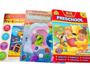 Lot of 3 Workbooks PreK Preschool Homeschool Teacher Math Letters Good - Picture 1 of 5