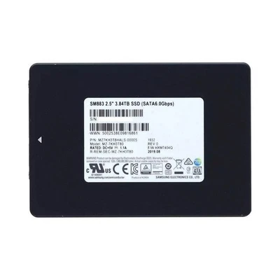 Samsung 3.84TB SM883 SSD 2.5" MZ-7KH3T80 SATA 6.0Gbps MZ7KH3T8HALS-00005 4TB - Image 1 of 4