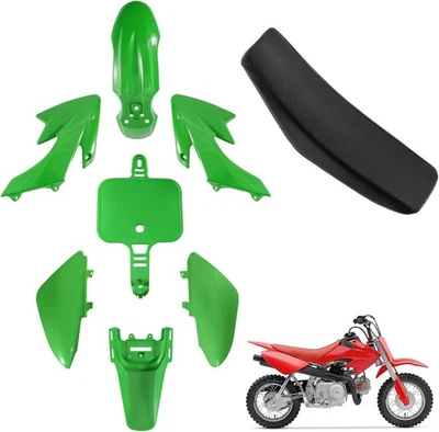 Kit de plástico con asiento Honda XR50R CRF50F XR50 CRF50 SDG SSR 50cc-110cc moto de cross Foto 1 de 4