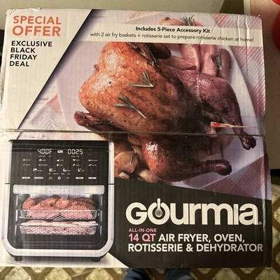 14-Qt Gourmia All-in-One Air Fryer with 28 Cooking Presets - Image 1 of 4