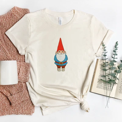 Camiseta David el Gnomo Años 80 Bosque Serie de Televisión Animada Programa Adulto Foto 1 de 4