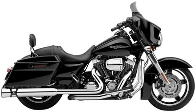 Silenciadores de escape cromados Cobra Race Pro para Harley Davidson FLH 95-16 6218 Foto 1 de 4