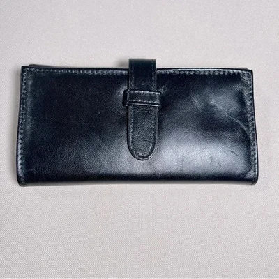 Cartier Súper Suave Cuero Negro Correa de Reloj Bolsa de Almacenamiento Estuche Cartera Lujo Foto 1 de 4