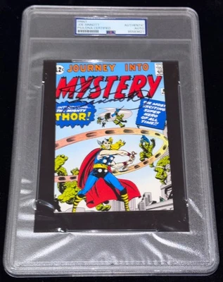 Joe Sinnott "Journey Into Mystery 83 1st THOR Artist" Signed Marvel Postcard PSA - Image 1 of 4