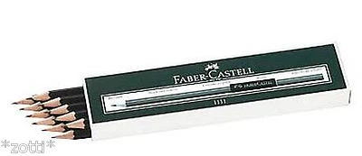 FABER-CASTELL 3 Stück Faber Castell BLEISTIFTE HB / B / 2B - Schreiben Büro schwarz *