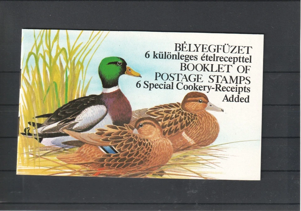 HUNGRIA 1988 LIVRETO PÁSSARO PATO SEM MARCA DE CHARNEIRA - 11149 - Imagem 1 de 1