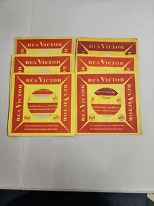 45 RPM 7" RECORD SLEEVES CO. SLEEVE 6 PACK SEE PHOTOS -  RCA Victor (SLV85) - Picture 1 of 2
