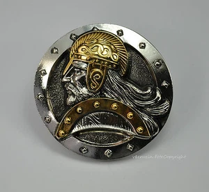 Hebilla de cinturón Warrior Krieger Belt Odin Sparta mitología *577 go - Imagen 1 de 2