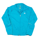 Adidas Womens Windbreaker Jacket Blue M
