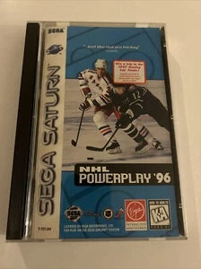 NHL Powerplay '96 (Saturn, 1997)  SEGA SATURN - CIB- W/ Reg Card- Tested!! - Picture 1 of 10