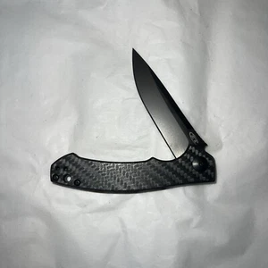 Zero Tolerance ZT 0450CF Plain Edge Folder ZT450CF S35VN Steel w/ Carbon Fiber - Picture 1 of 11