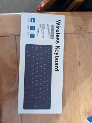 Wireless Keyboard ,silver  , New  - Image 1 of 4