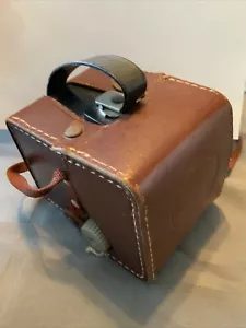 Vintage Kodak Brownie Hawkeye Blitzkamera Modellkamera in Ledertasche - Bild 1 von 7