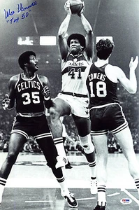 Wes Unseld SIGNED 12x18 Photo + TOP 50 Wahsington Bullets PSA/DNA AUTOGRAPHED - Picture 1 of 1