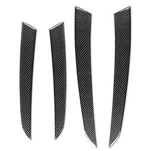 4Pcs Carbon Fiber Door Panel Cover Trim For BMW X5 E70 X6 E71 2007-2013 UK - Picture 1 of 6