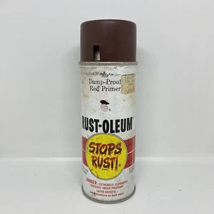 Vintage 1973 Rust-Oleum Damp-Proof Red Primer - 769 Spray Paint Can Small Scotty - Picture 1 of 6
