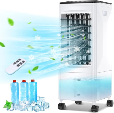 Condizionatore Portatile, 3 in 1 Raffreddatore D'Aria Evaporativo, Umidificatore - Immagine 1 di 4