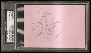 Woody Allen Best Director Oscar Academy Album Page Signed Auto PSA/DNA - Picture 1 of 1
