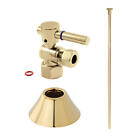 Kingston Brass CC4310.DLTKF20 Trimscape 2-3/8"H Plumbing Toilet - Brass