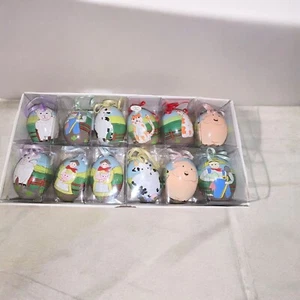 Farm Themed Painted Hanging Easter Ornaments With Ribbons Easter Decor (DB2) - Picture 1 of 7