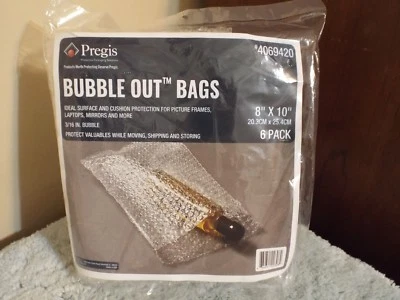 Bubble Out Bags 8" X 10" 6 Pack - Image 1 of 2