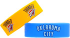 Oklahoma City Thunder Rubber Wrist Band (2 Pack) Aminco Brand NEW