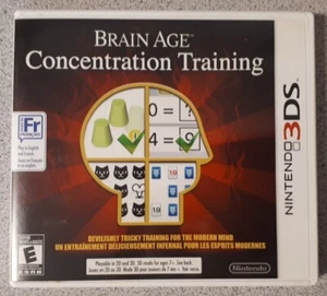 Brain Age : Concentration Training (Nintendo 3DS, 2012) - Picture 1 of 4
