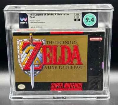 Legend of Zelda Link to the Past Super Nintendo SNES CIB Complete WATA 9.4 Grade - Bild 1 von 2