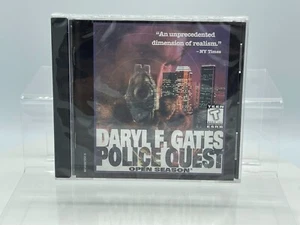 Sealed Vintage Daryl F. Gates- Police Quest Open Season IV MS-DOS 5.0 CD-ROM - Picture 1 of 3