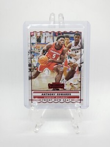 Anthony Edwards 2020 Contenders Draft Picks Red Foil Front Row Seat