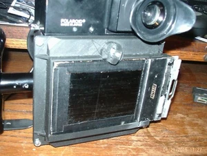 Graflex 2x3 sheet film holder back for Mamiya Universal Press instax rare custom - Picture 1 of 5