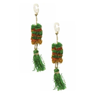 2x Rosewood Salsa Corn Leaf Garland Rabbit/Hamster Pet Activity Hanging Toy GRN - Picture 1 of 2