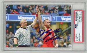 Kyle Snyder signiertes Wrestling-Foto (PSA) Team USA Goldmedaille olympischer Wrestler - Bild 1 von 2