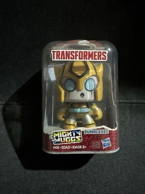 Transformers Mighty Muggs Bumblebee 3 Diff Face Changer Vinyl Figure Hasbro - Image 1 of 4