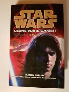 Star Wars : The Clone Wars Gambit Siege by Karen Miller - Hardback Edition RARE