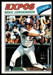 1977 Topps Mike Jorgensen Montreal Expos #368
