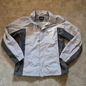 Eddie Bauer Herren WeatherEdge wasserdichte Windbreaker Jacke mit Kapuze grau Größe XL - Bild 1 von 24