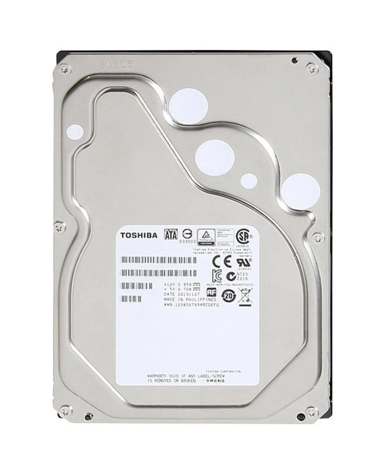 **NEW ZERO HOURS**-MG03SCA100- TOSHIBA 1TB SATA 3.5" 64MB 7.2k 6GB/s HARD DRIVE - Image 1 of 1