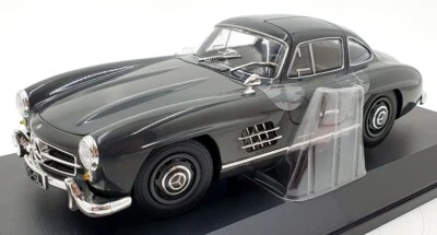 Minichamps 1/18 Scale 110 037219 - Mercedes-Benz 300 SL W198 1955 - Dk Grey - Image 1 of 4