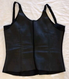 Squeem Miracle Vest 2XL Black Shapewear Adjustable Tank Top Slimming Smoothing - Picture 1 of 9