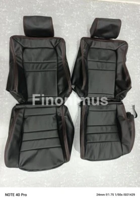 Ajuste para Mitsubishi 3000GT - Cubierta de repuesto de cuero (2 asientos) 1991-1999 Foto 1 de 4