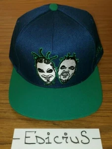 Twiztid MNE Freekshow Green/Blue Snapback Brand New Majik Ninja Entertainment  - Picture 1 of 4