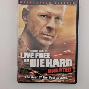 Live Free or Die Hard DVD Unrated Widescreen Edition Bruce Willis - Picture 1 of 3