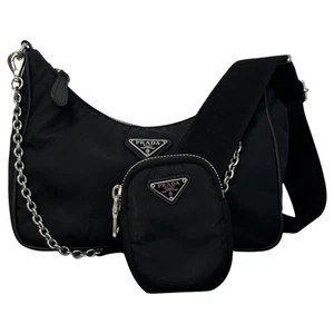 Borsa Prada Donna Riedizione 2005 Re-Nylon Nera - Foto 1 di 19