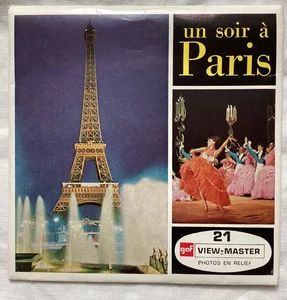 Un Soir a Paris View Master S6 Packet 1960s French - Picture 1 of 2