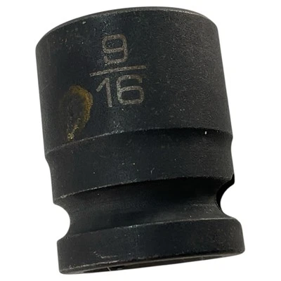 MATCO Tools Adv BSP186V Shallow Impact Socket 9/16" SAE 3/8" Drive  6 Point - Image 1 of 4