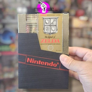 NES The Legend of Zelda W/MANUAL (Nintendo, 1987) Gold Tested Works Well - Picture 1 of 12