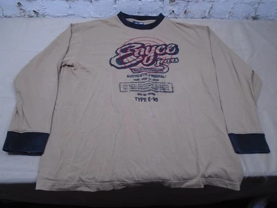 Camisa de Colección Y2K Enyce Jeans Bordada Manga Larga Camiseta 2XL Patín RARA Foto 1 de 4